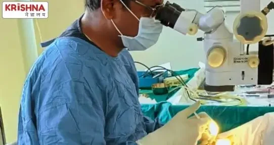Pterygium Surgery for Pterygium Treatment in Nanded Waghala Dr. Nikhil Govindwar performing Pterygium Surgery